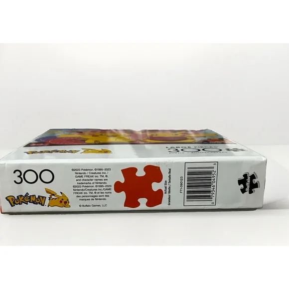Pokemon Puzzle X Buffalo Games• 300 Piece Pikachu Valentines 04950 Nintendo New - Picture 6 of 6